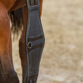 Load image into Gallery viewer, anatomischer Lederkurzgurt soft - Ascot Reitsportschwarz
