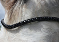 Load image into Gallery viewer, Slim - Stirnriemen Happy (Nr. 6.) - Ascot Reitsport6.1 (klare Steine)