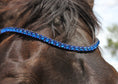 Load image into Gallery viewer, Slim - Stirnriemen Happy (Nr. 6.) - Ascot Reitsport6.7 (blaue Steine)