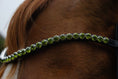 Load image into Gallery viewer, Stirnriemen Diamond (Nr. 5.) - Ascot Reitsport5.6 (moss green)