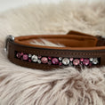 Load image into Gallery viewer, Dog collar with rhinestones inside
