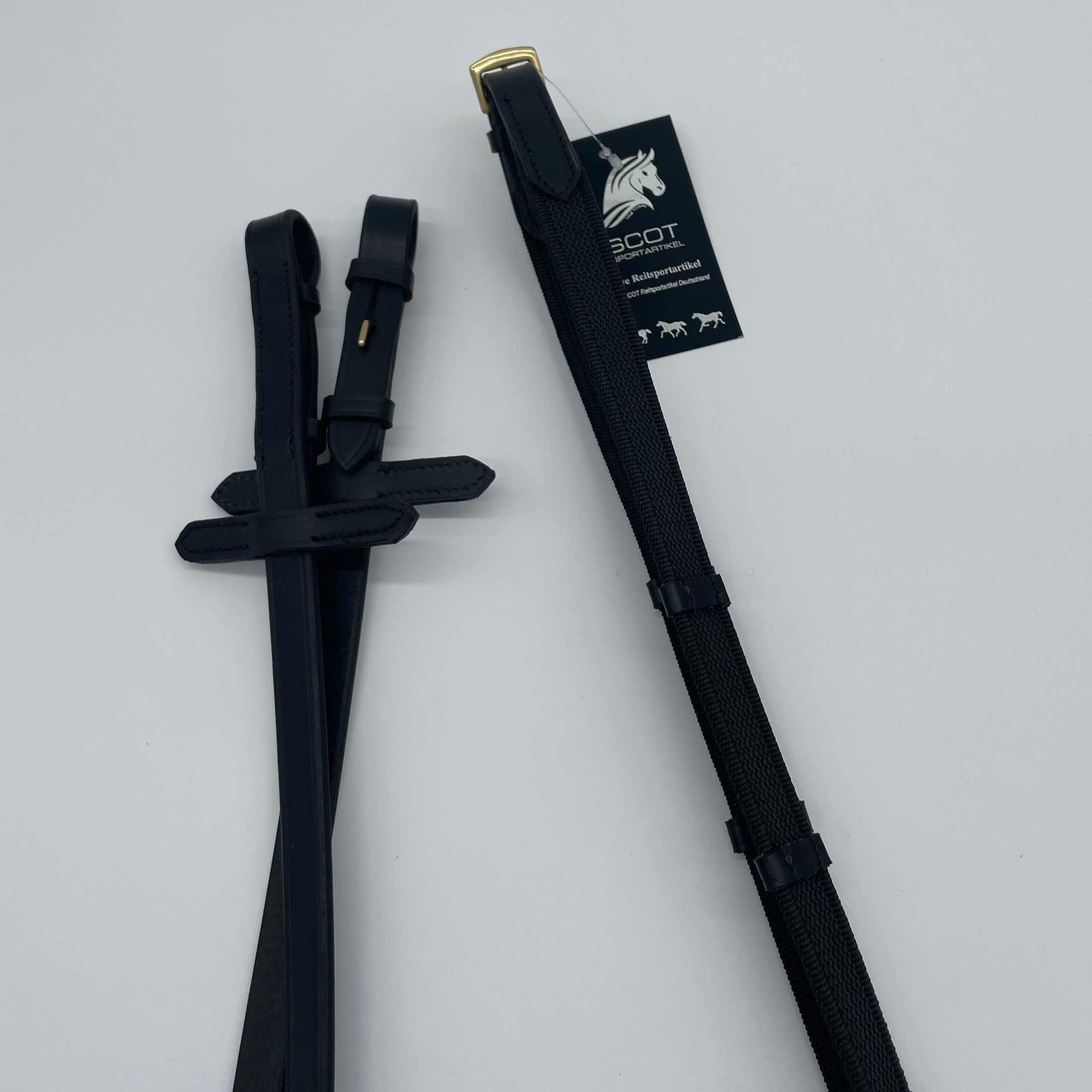 Anti-Slip reins with narrow or normal width bars