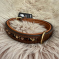 Load image into Gallery viewer, Dog collar with rhinestones inside
