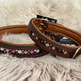 Load image into Gallery viewer, Dog collar with rhinestones inside
