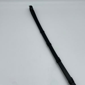 Lederzügel mit Stegen (schwarz)