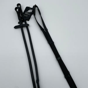 rundgenähter Anti-Slip Zügel mit Stegen (braun)