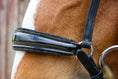 Bild in Galerie-Betrachter laden, Trense Hannover - Ascot Reitsportschwarz lack/ silberner Strass mit silbernen Beschlägen
